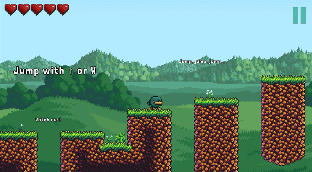 Eryveth Screenshot - Jumping platforms